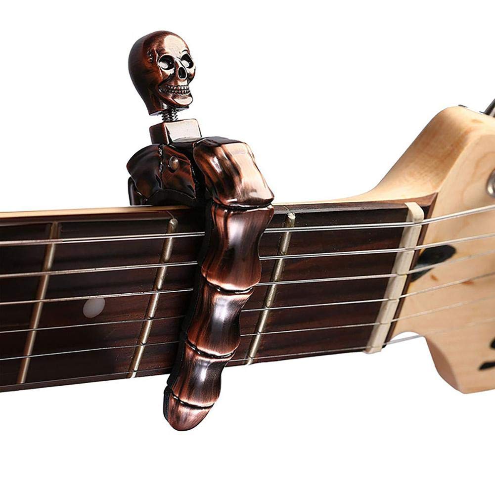 Musical Instrument Note - Guitar Capo Skull Capo for Acoustic