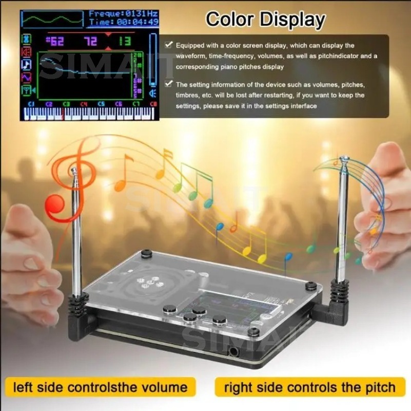 Mini Theremin OLED Screen 70 V - đánh giá và giá Musical Instrument Theremin