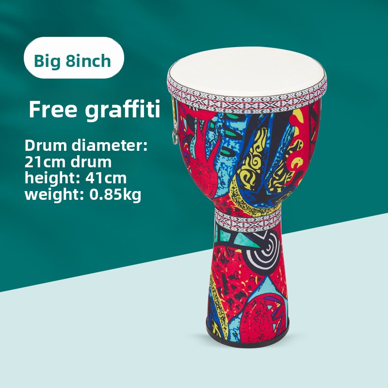 8 inch African  Large 8 Hand D - đánh giá và giá Bongo Drum Set