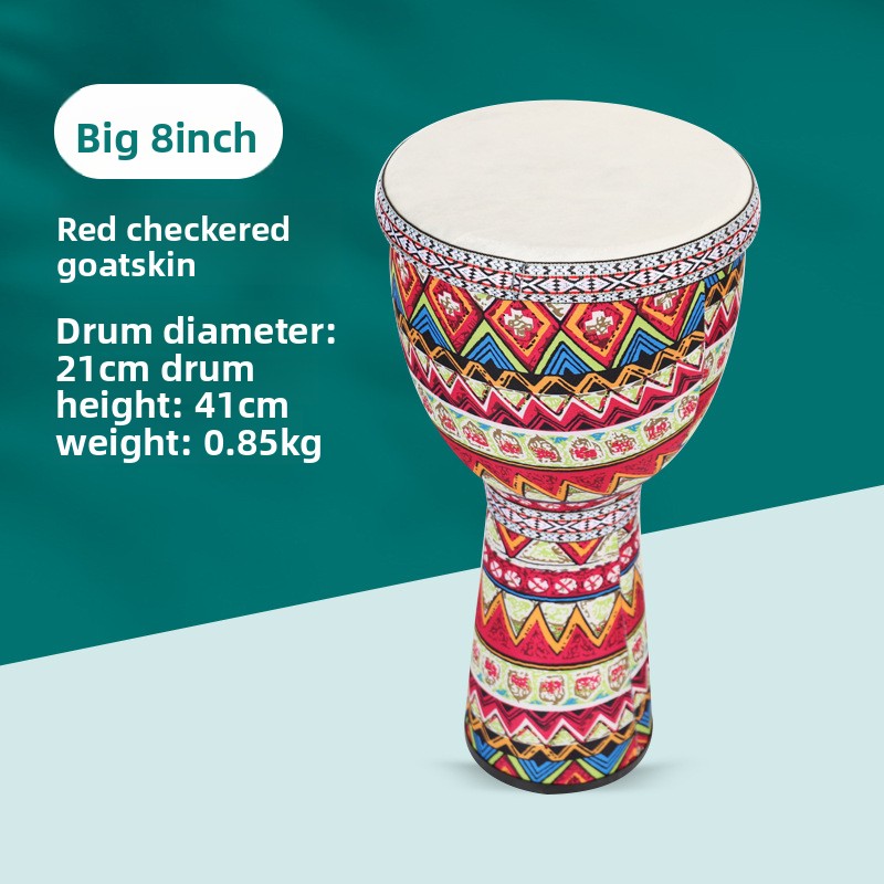 8 inch African  Large 8 Hand D - đánh giá và giá Bongo Drum Set