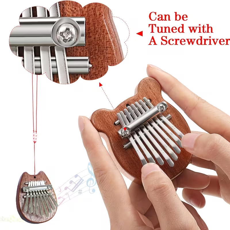 8-Key Mini Kalimba (Thumb Pian - đánh giá và giá A Musical Instrument With Keys