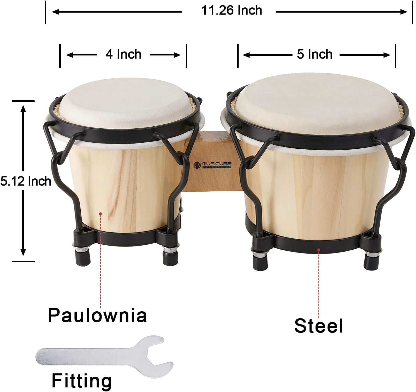 Wholesale Price Top Quality 4+ - đánh giá và giá Bongo Drum Set