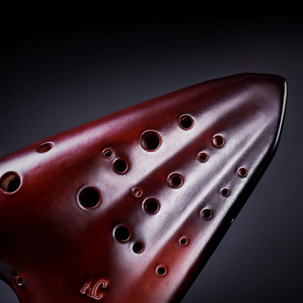 Ceramic Ocarinas 16 Holes Alto - đánh giá và giá Musical Instrument Drawing