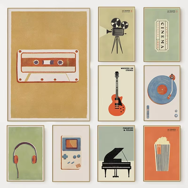Retro Medieval Pop Music Instr - đánh giá và giá Musical Instrument Drawing