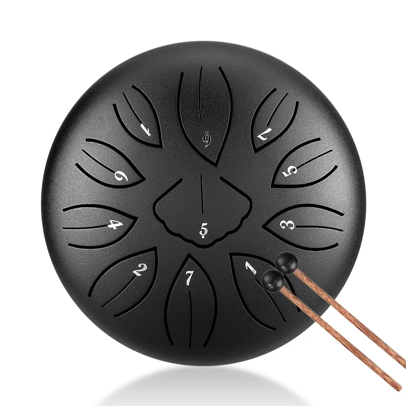 Hluru Steel Tongue Drum 6 Inch - đánh giá và giá Musical Instrument Note