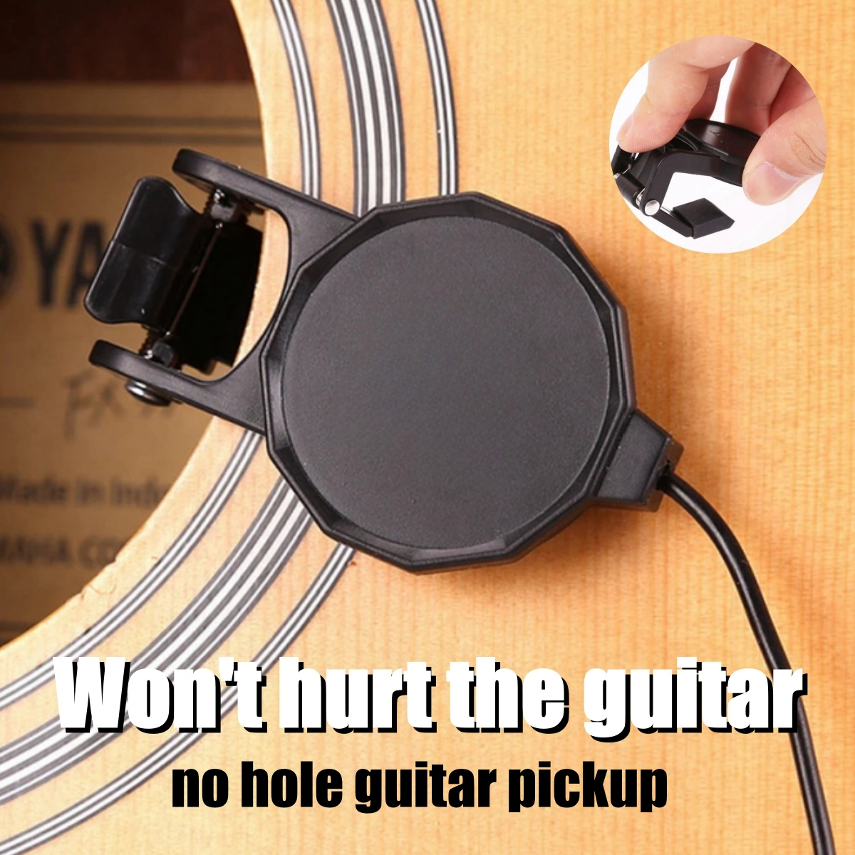 Audio Jack Clip On Pickup for  - đánh giá và giá Musical Instrument Note