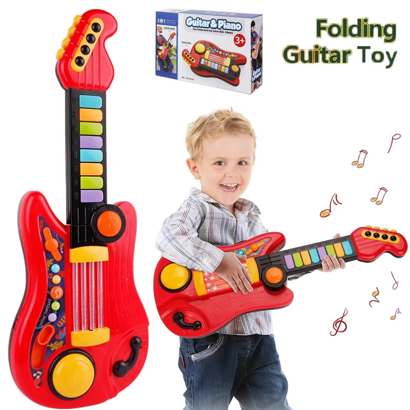 2 In 1 Electric Kids Guitar To - đánh giá và giá Musical Instrument Drawing