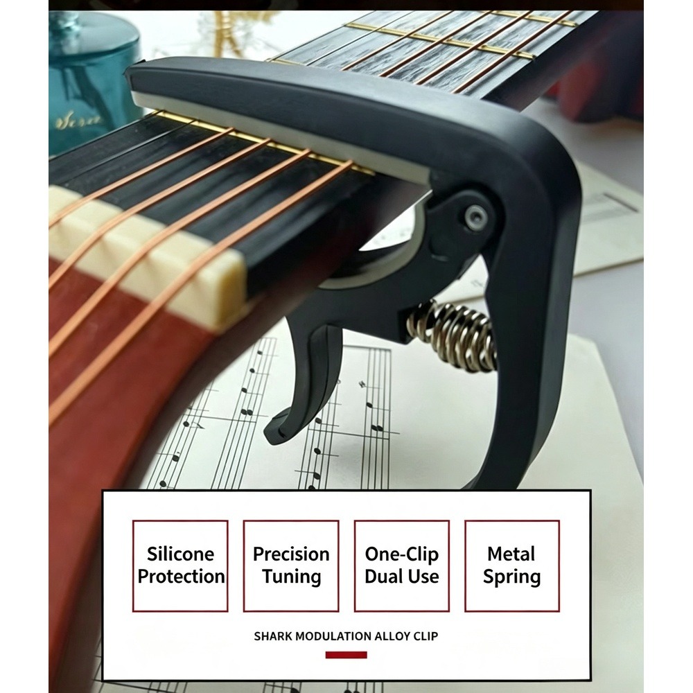2 in 1 Guitar Capo with Bridge - đánh giá và giá Musical Instrument Note