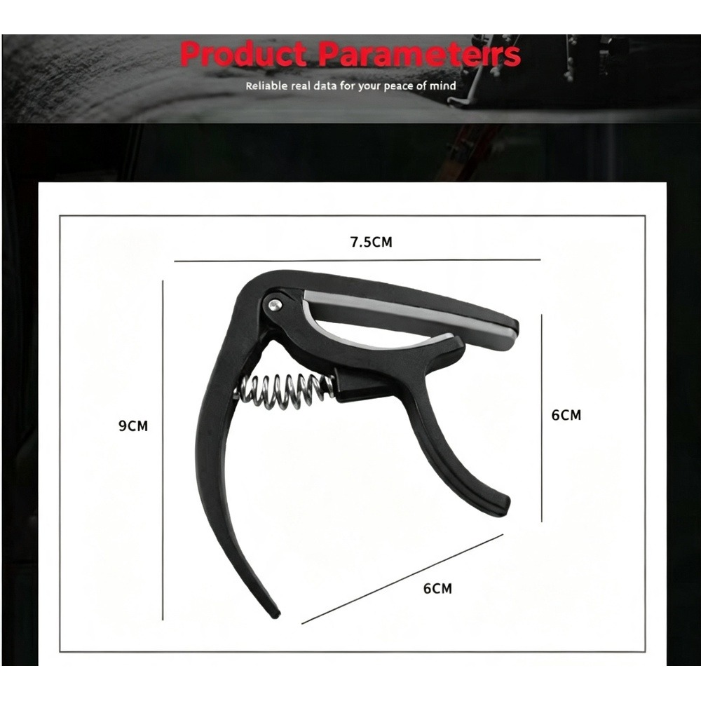2 in 1 Guitar Capo with Bridge - đánh giá và giá Musical Instrument Note