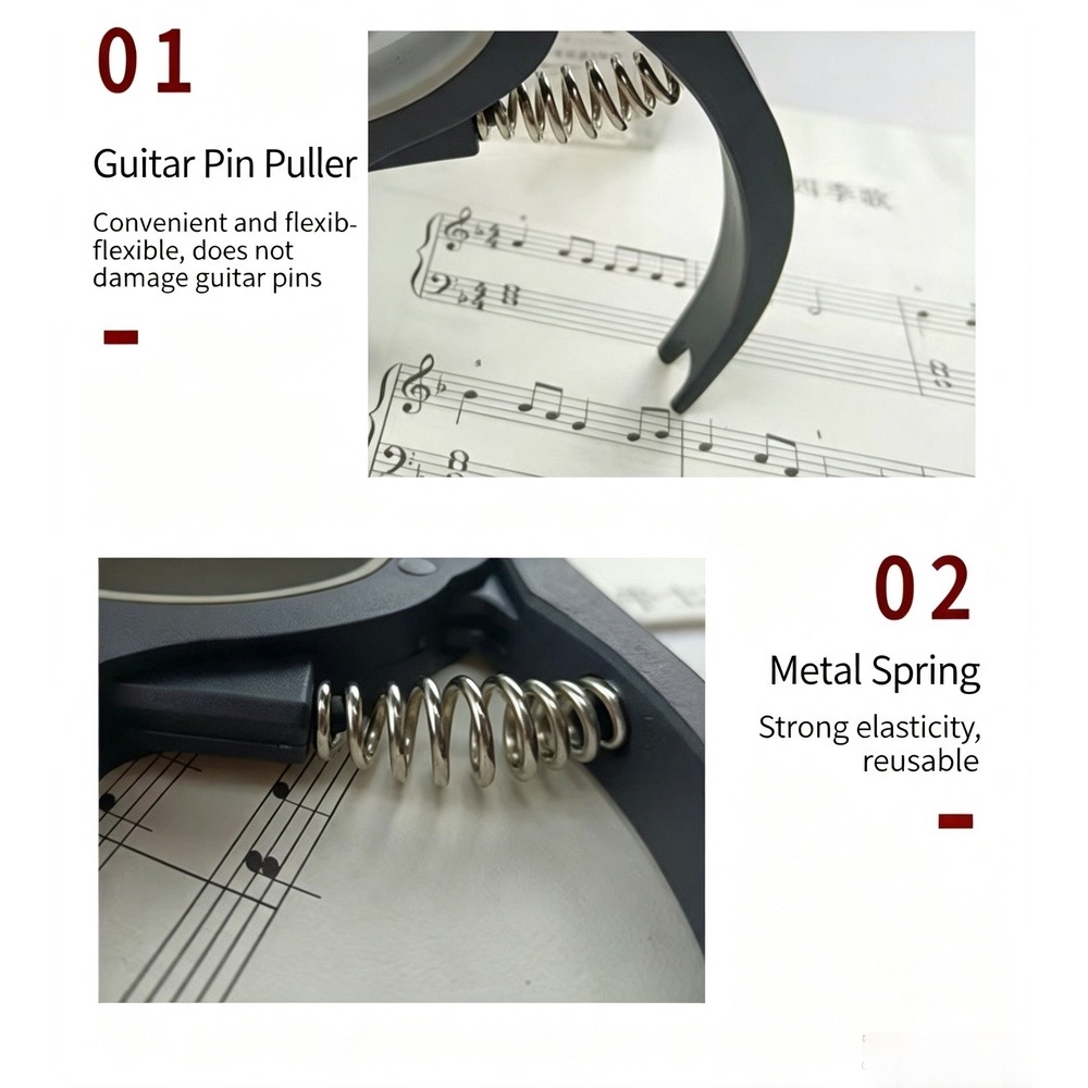 2 in 1 Guitar Capo with Bridge - đánh giá và giá Musical Instrument Note