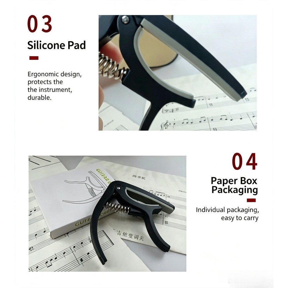 2 in 1 Guitar Capo with Bridge - đánh giá và giá Musical Instrument Note