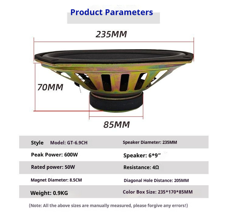 1PC 6x9 Inch Car Coaxial Speak - đánh giá và giá Musical Instrument Trumpet