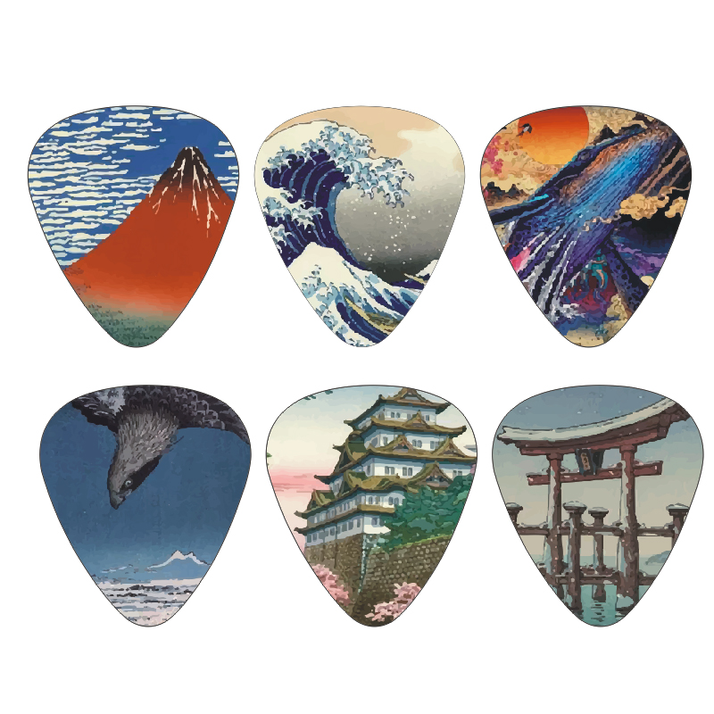 New 12pcs/set  Guitar Picks -  - đánh giá và giá Musical Instrument Drawing