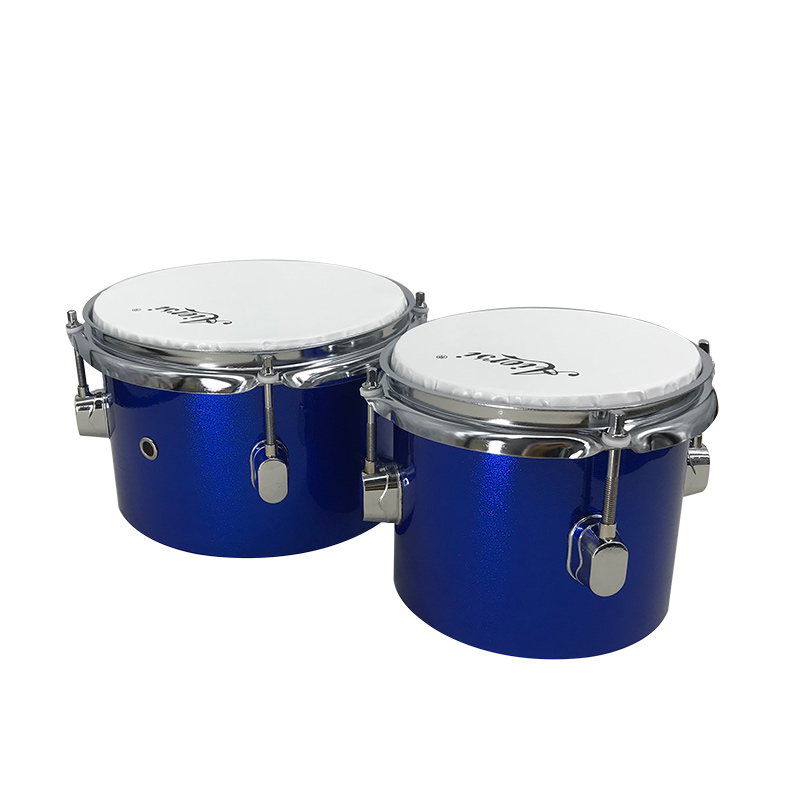 Blue Colour Custom Brand Made  - đánh giá và giá Bongo Drum Set