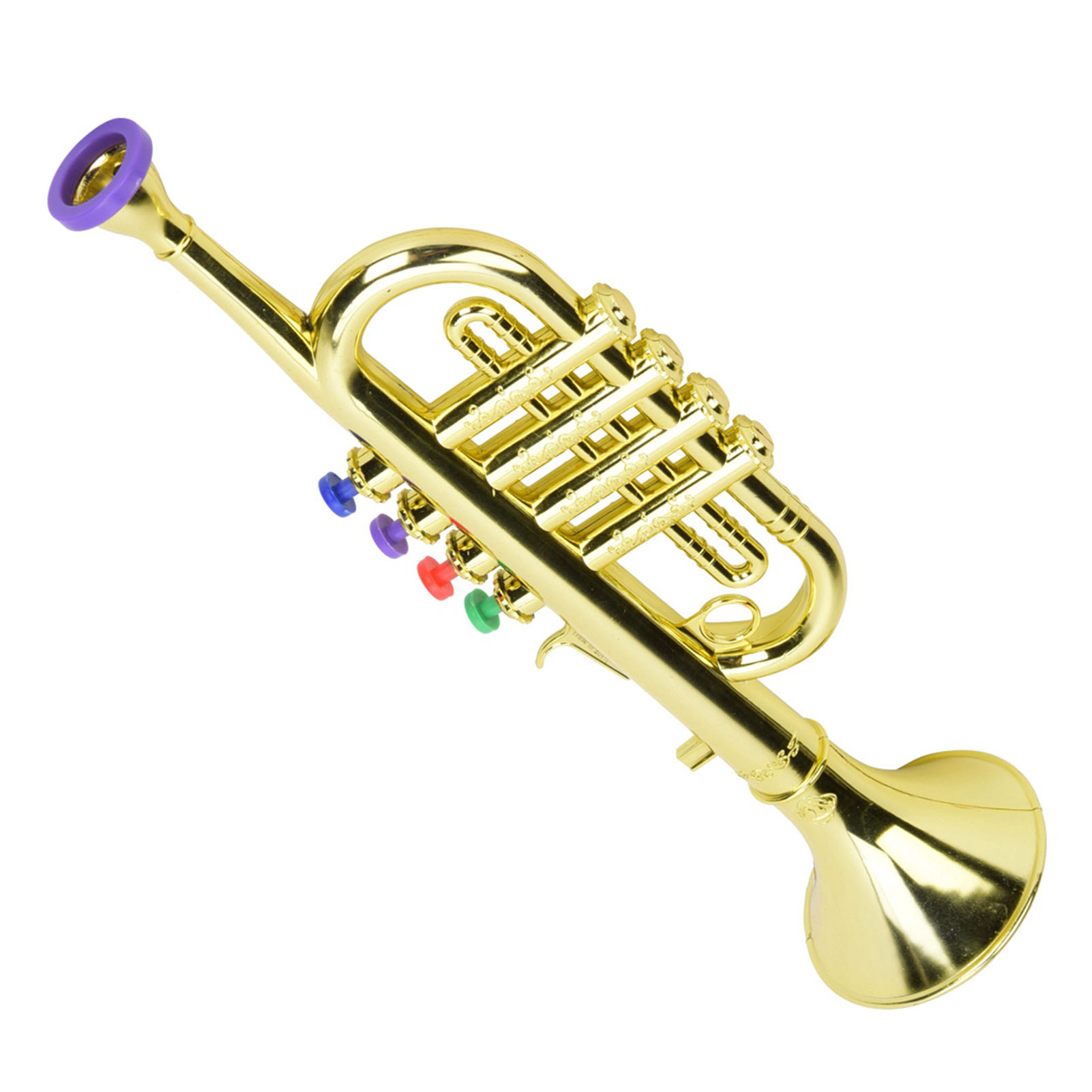 Kid Trumpet Golden Coated Plas - đánh giá và giá Musical Instrument Drawing