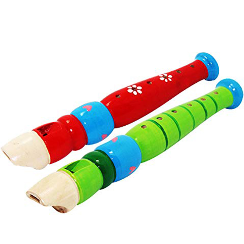 2pcs Wooden Flute 20cm Colorfu - đánh giá và giá Musical Instrument Drawing