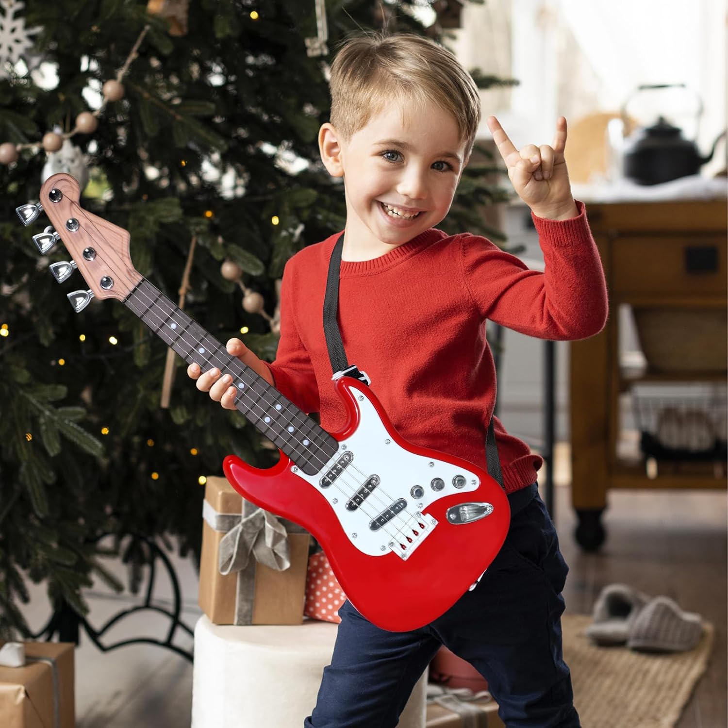 Kids Electric Guitar Toy - 4-S - đánh giá và giá Musical Instrument Drawing