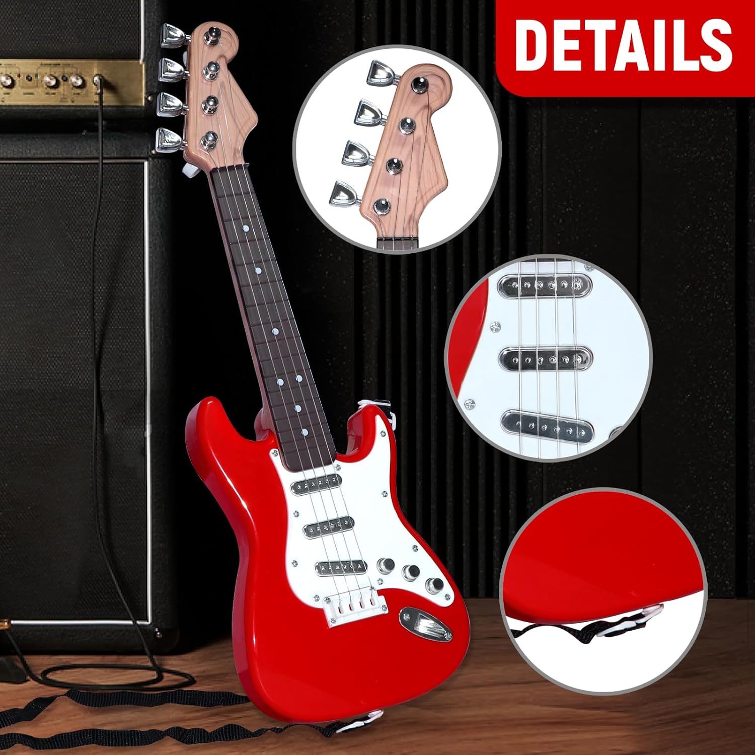 Kids Electric Guitar Toy - 4-S - đánh giá và giá Musical Instrument Drawing