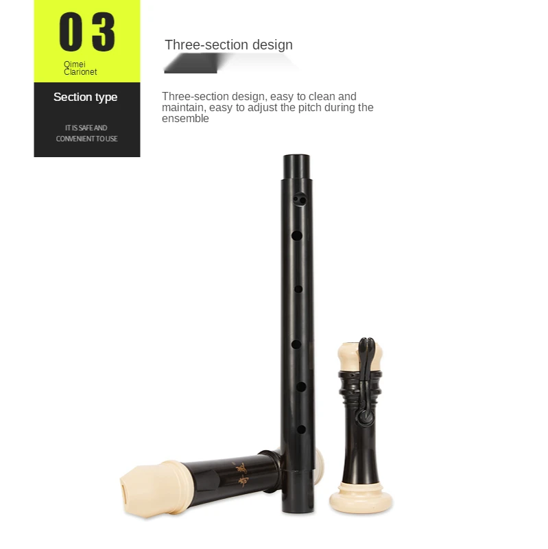 Qimei Baroque Tenor Clarinet   - đánh giá và giá Musical Instrument A Recorder